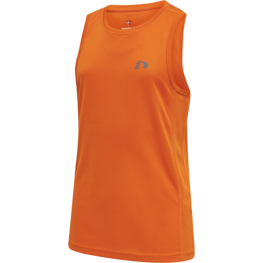 KIDS CORE RUNNING SINGLET, ORANGE TIGER, packshot