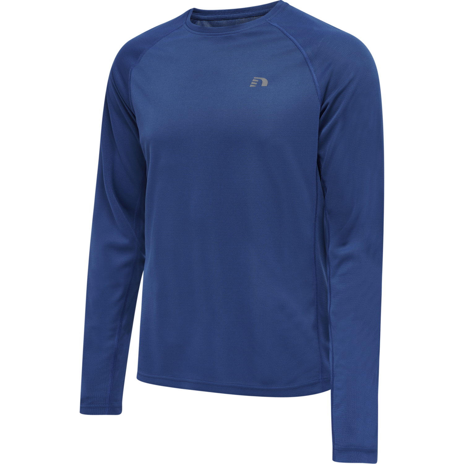 MEN CORE RUNNING T-SHIRT L/S, TRUE BLUE, packshot