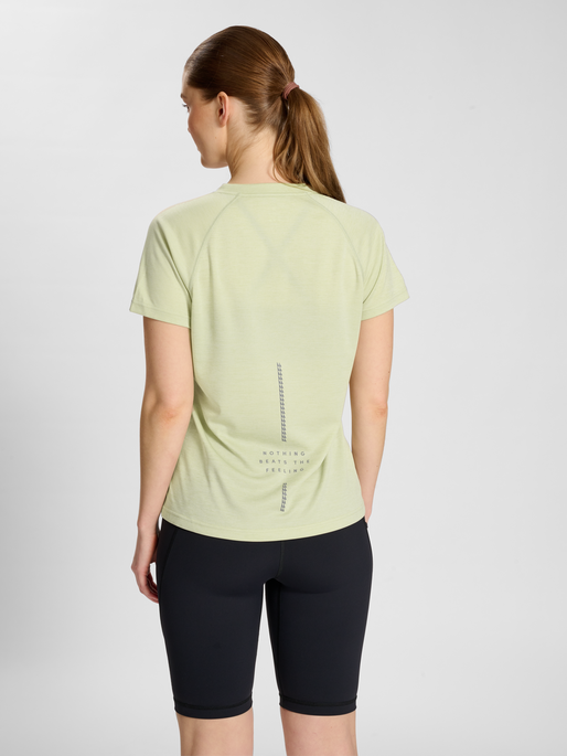 nwlORLANDO T-SHIRT S/S WOMAN, AGATE GREY MELANGE, model