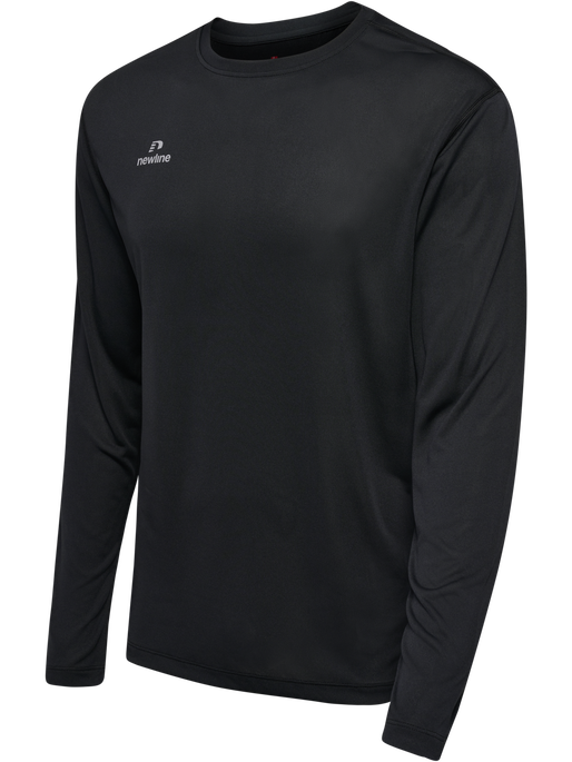 nwlBEAT T-SHIRT L/S, BLACK, packshot