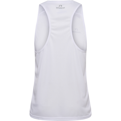 MEN'S ATHLETIC RUNNING SINGLET, WHITE, packshot