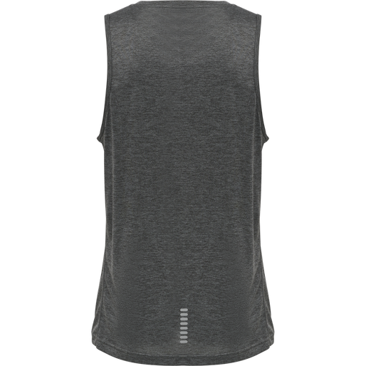 MEN RUNNING SINGLET, FORGED IRON MELANGE, packshot