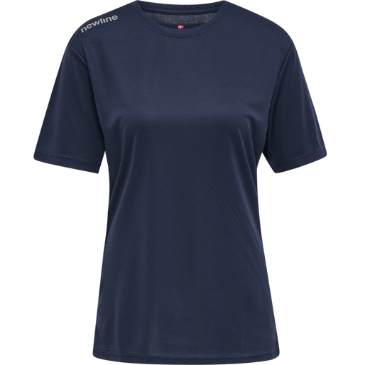 WOMEN CORE FUNCTIONAL T-SHIRT S/S, BLACK IRIS WOMEN CORE FUNCTIONAL T-SHIRT S/S, BLACK IRIS, packshot