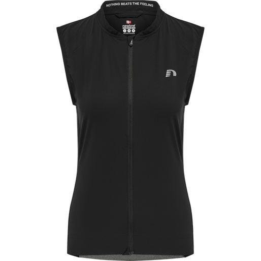 WOMENS CORE BIKE GILET, BLACK, packshot