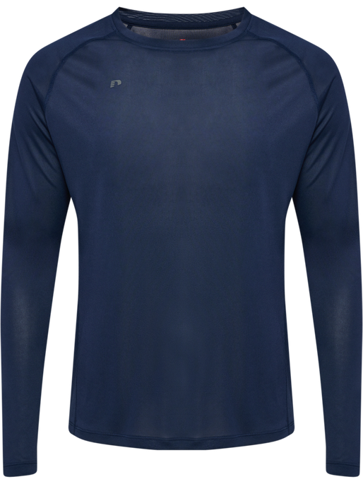 nwlBEAT T-SHIRT L/S, BLACK IRIS, packshot
