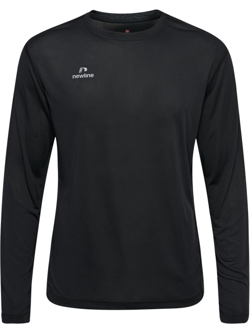 nwlBEAT T-SHIRT L/S, BLACK, packshot