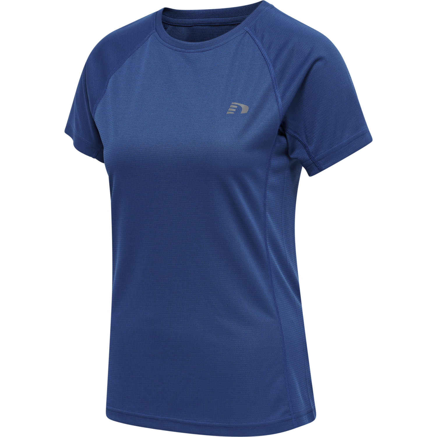 WOMEN CORE RUNNING T-SHIRT S/S, TRUE BLUE, packshot