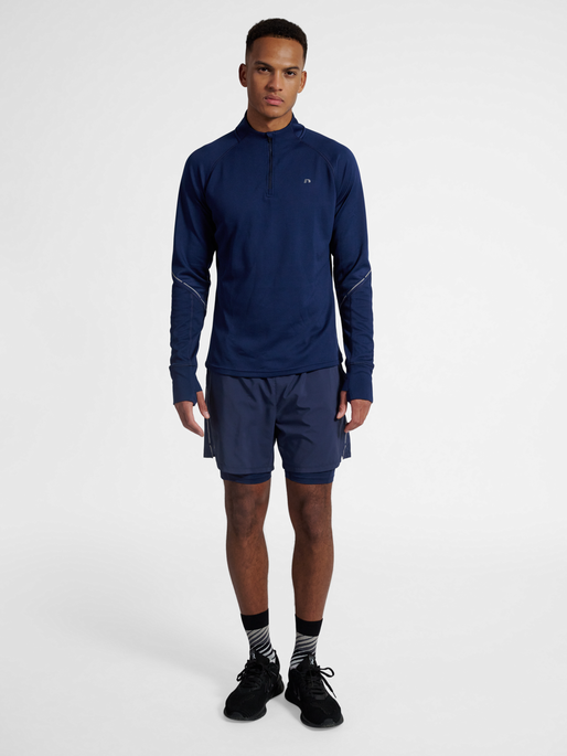 nwlPOWER HALF ZIP MIDLAYER, BLACK IRIS 2, model