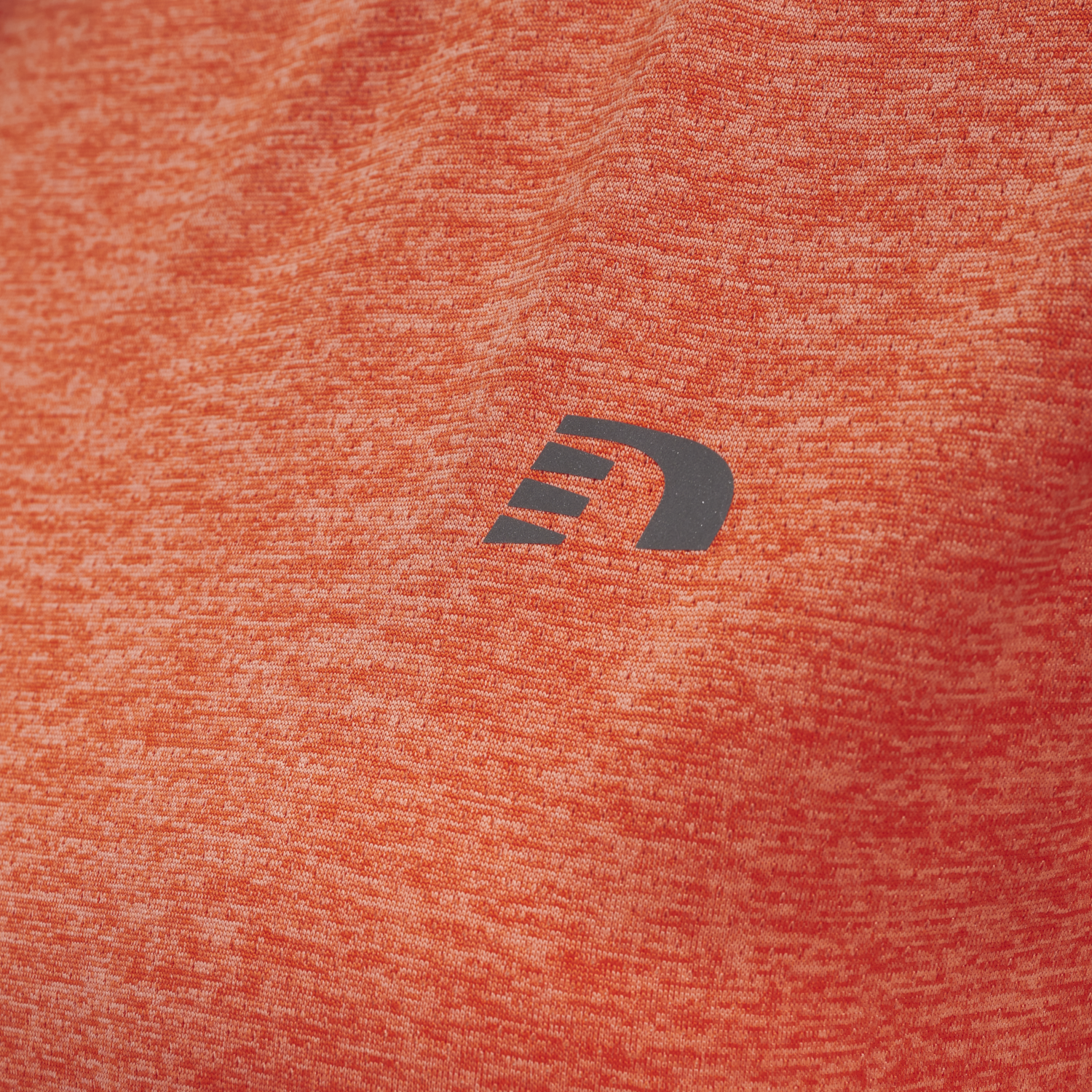 WOMEN STATEMENT T-SHIRT S/S, SPICY ORANGE MELANGE, packshot