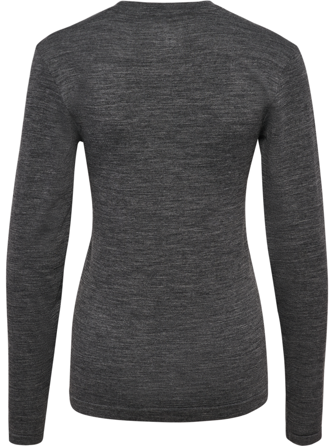 nwlTHERMA WOOL BLEND T-SHIRT L/S W, BLACK, packshot
