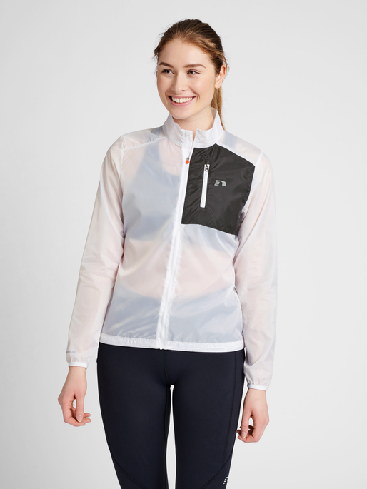 WOMEN PACKABLE TECH JACKET, TRANSPARENT, model