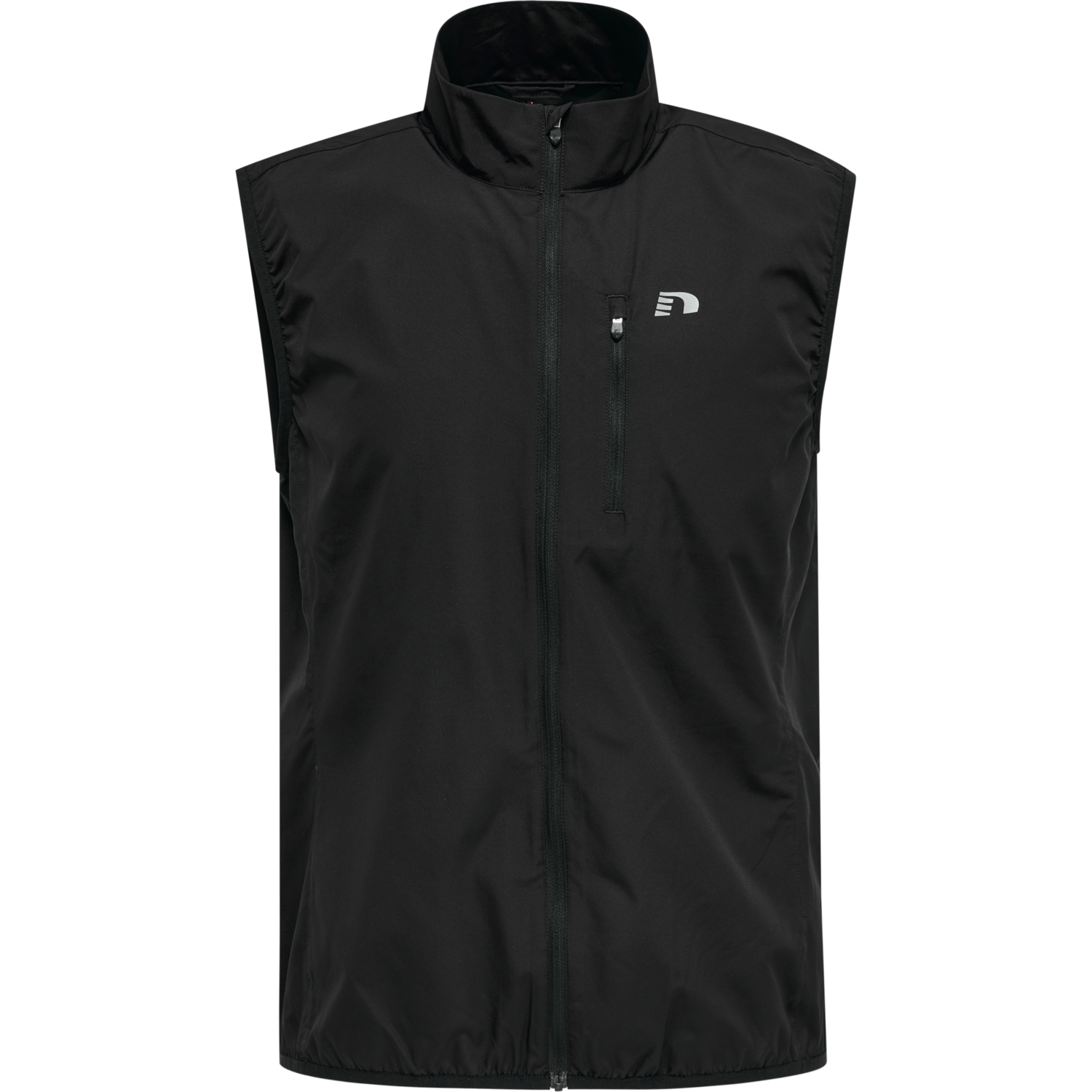 MEN'S CORE GILET, BLACK, packshot