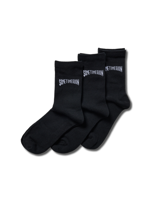 stsVARSITY SOCKS 3-PACK, CAVIAR stsVARSITY SOCKS 3-PACK, CAVIAR, packshot