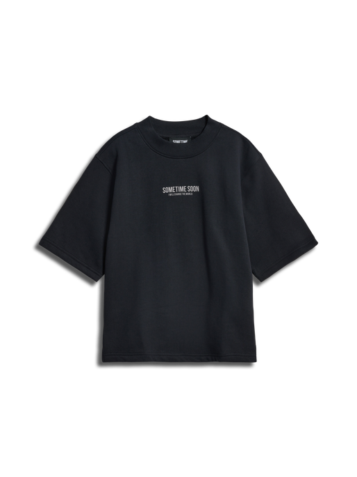 stsLAKER SWEATSHIRT S/S, BLACK, packshot