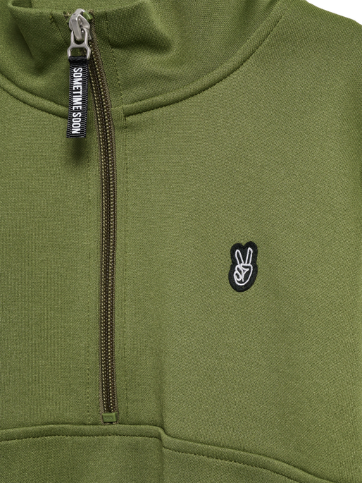 stsCOLE HALF ZIP, OLIVE BRANCH, packshot