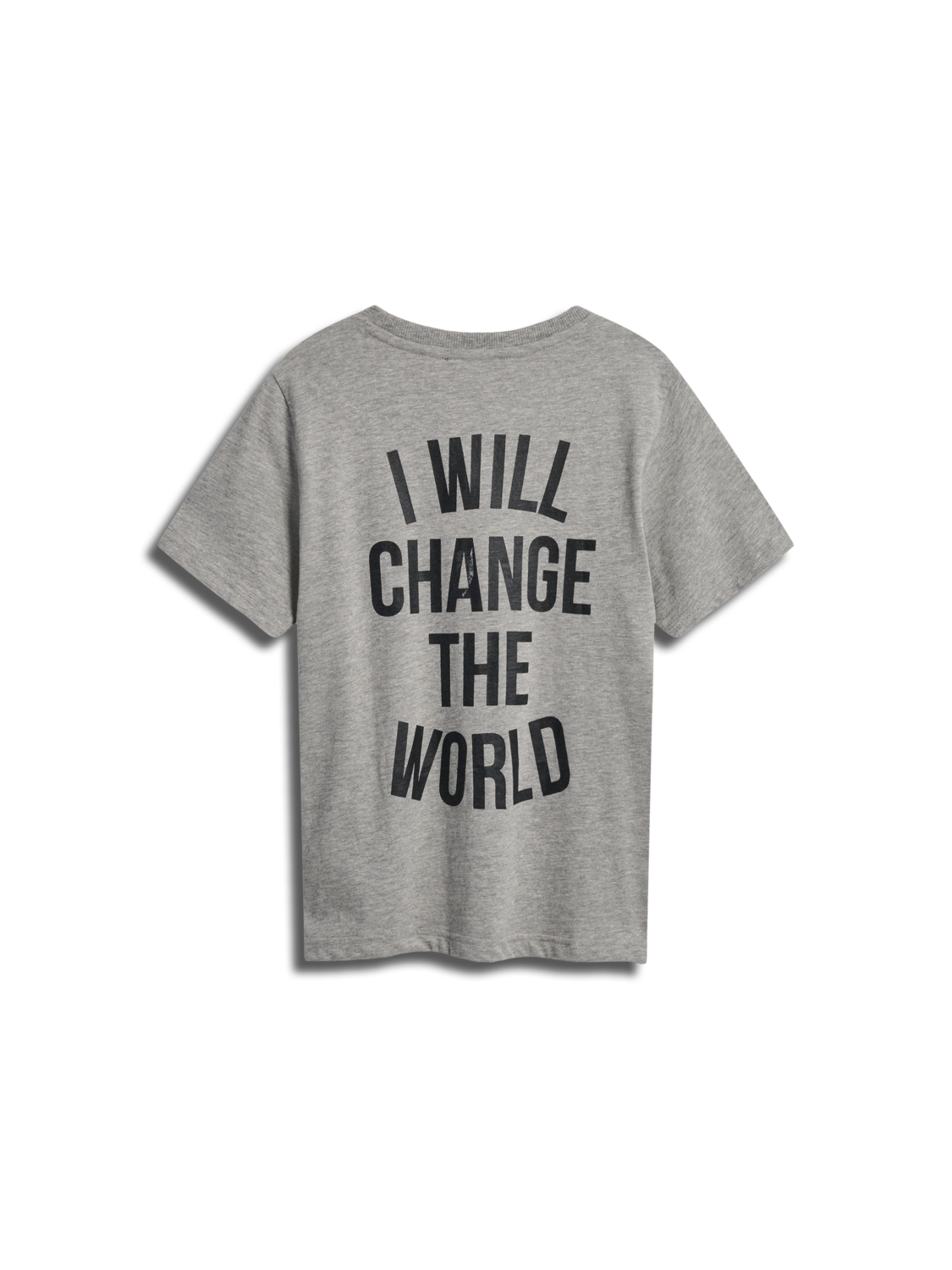 stsREVOLUTION T-SHIRT S/S, LIGHT GREY MELANGE, packshot