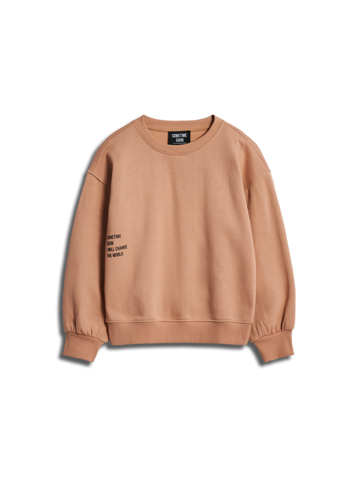 stsIRIS SWEATSHIRT, CAFE AU LAIT stsIRIS SWEATSHIRT, CAFE AU LAIT, packshot