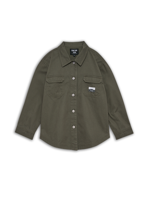 stsARK OVERSHIRT, DUSTY OLIVE stsARK OVERSHIRT, DUSTY OLIVE, packshot