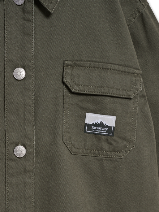 stsARK OVERSHIRT, DUSTY OLIVE stsARK OVERSHIRT, DUSTY OLIVE, packshot