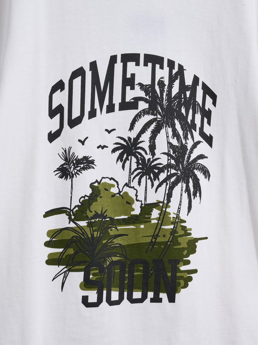 stsPALM T-SHIRT S/S, BRIGHT WHITE, packshot