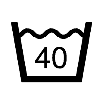 Prac w pralce w temp. maks. 40&deg;C