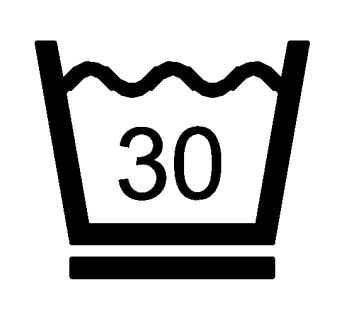 Prac w pralce w programie prania delikatnego w temp. maks. 30°C Prac w pralce w programie prania delikatnego w temp. maks. 30°C