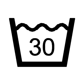 Prac w pralce w temp. maks. 30°C Prac w pralce w temp. maks. 30°C