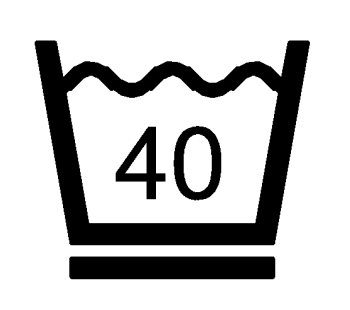 Gentle machine wash at 40 degrees Gentle machine wash at 40 degrees